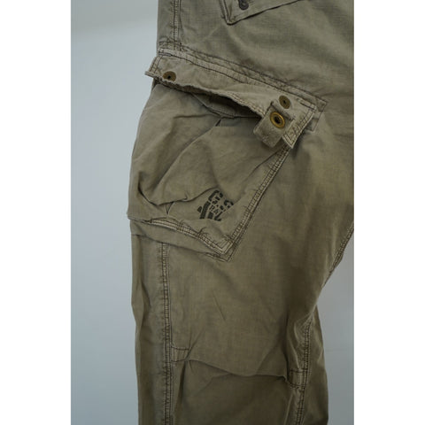 "Retail" Vintage 1989 G-Star Raw Ribstop Utility Cargo Pants Khaki W33 Men's