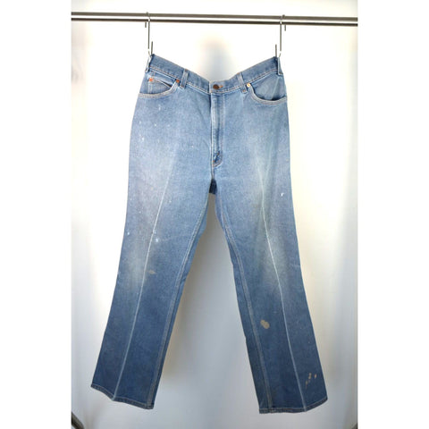 "Retail" Vintage Levi's Black Tab Slim Straight Denim Jeans Blue 39x31 Made in USA