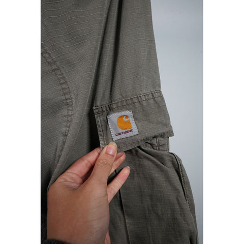 "Retail" Carhartt WIP Ripstop Regular Cargo Work Pants Gray W34 Men's