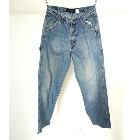 "Retail" Vintage Levi's Silver Tab Loose Fit Tapered Leg Denim Jeans Blue W29