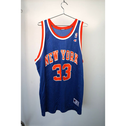 "Retail" Vintage Champion NBA New York Knicks Patrick Ewing #33 Basketball Jersey