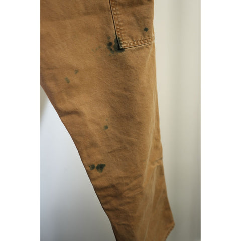 "Retail" Carhartt 101710-211 Relaxed Fit Duck Canvas Carpenter Work Pants Brown W36 Men's