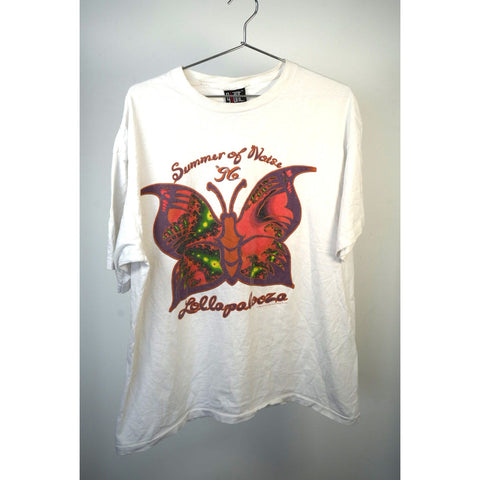 "Retail" Vintage Giant Summer of Noise 1996 Lollapalooza Tee Shirt White XL Single Stitch