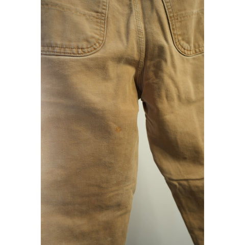 "Retail" Carhartt B11 BRN Original Fit Canvas Double Knee Carpenter Work Pants W30 Men's