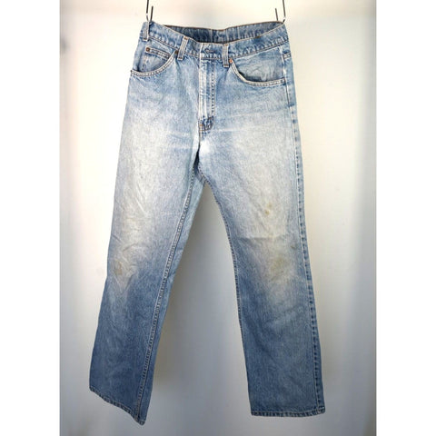 "Retail" Vintage Levi's Orange Tab Boot Cut Denim Jeans Blue 33x31