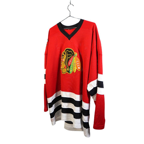 "Retail"  Vintage Chicago Blackhawks NHL Ice Hockey Mesh Jersey Shirt Men's