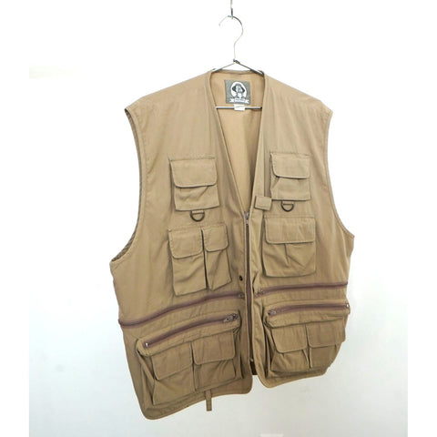 "Retail" Uncle Mitty Multi-Pocket Fishing Hunting Utility Vest Khaki Size XL