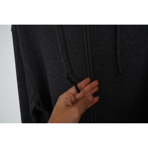 "Retail" Dickies Plain Full Zip Hoodie Charcoal Gray Size XLR Men's