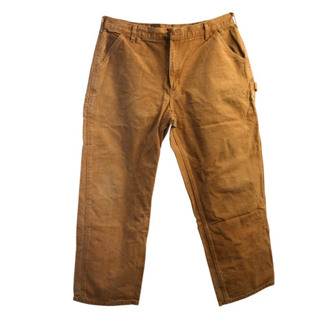 "Retail" Carhartt B11 BRN Loose Original Fit Duck Canvas Carpenter Work Pants W36 Men's