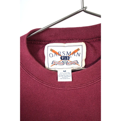 "Retail" Vintage Oarsman Oklahoma Sooners Football Pullover Sweatshirt Maroon M