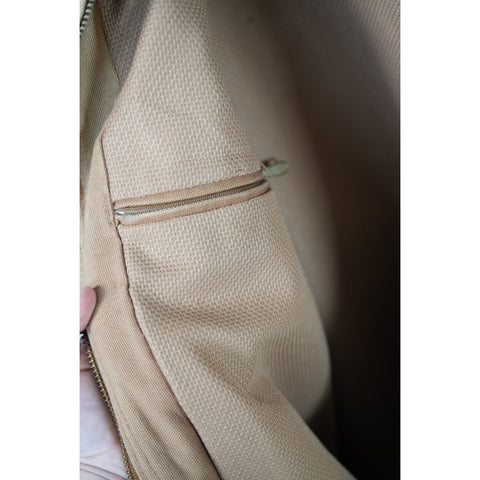 "Retail" Vintage Carhartt J131 BRN Thermal Lined Canvas Full Zip Active Jacket XL