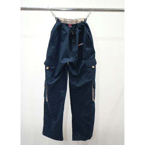 "Retail" Diesel Drawstring Cargo Pants Navy Blue (See Dimension) Men's