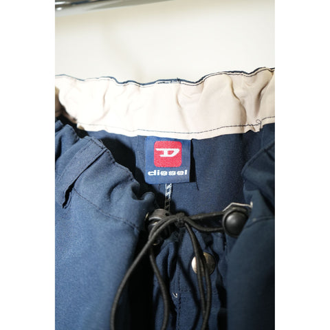 "Retail" Diesel Drawstring Cargo Pants Navy Blue (See Dimension) Men's