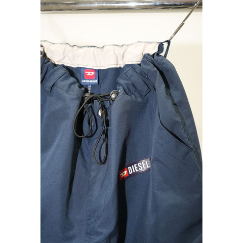 "Retail" Diesel Drawstring Cargo Pants Navy Blue (See Dimension) Men's