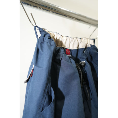 "Retail" Diesel Drawstring Cargo Pants Navy Blue (See Dimension) Men's