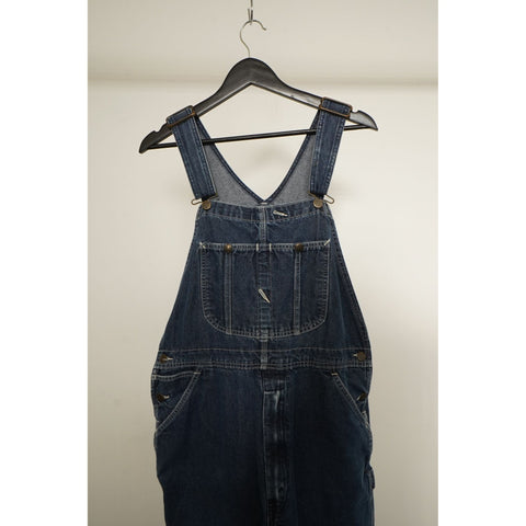 "Retail" Vintage Roebuks Mid Wash Bib Denim Overalls Blue 38x26 Men's