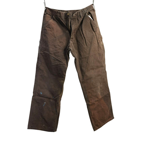 "Retail" Carhartt B11 DKB Original Dungaree Fit Carpenter Work Pants Dark Brown W30 Men's