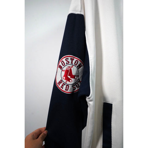 "Retail" Majestic Genuine Merchandise MLB Boston Red Sox Snap Bomber Jacket 4XL Men's