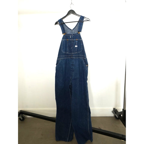 "Retail" Vintage 1960's Lee Union Made Jelt Denim Bib Overalls Blue W39 Men's Made in USA