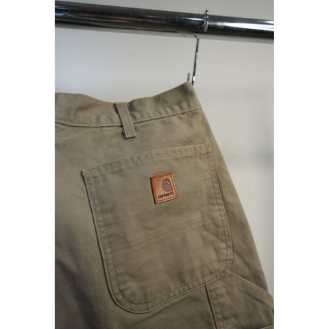 "Retail" Carhartt B11 DES Original Dungaree Fit Canvas Carpenter Work Pants Gray W32